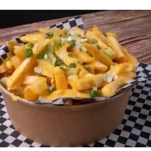 Papas Fritas con Choclo Cremoso-chicas