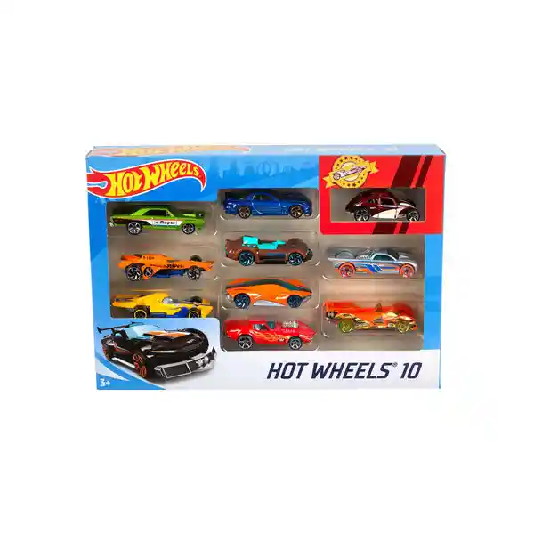 Mattel Hot Wheels 10 Vehículos