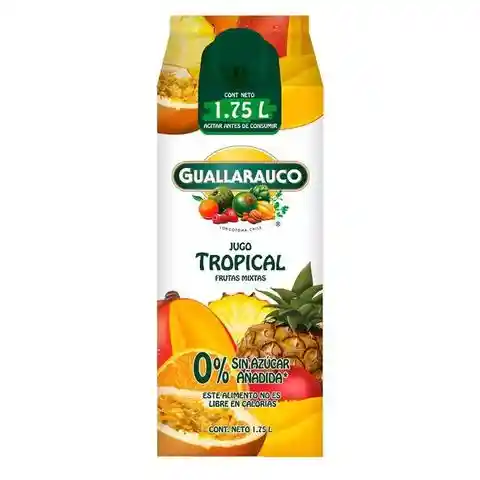 Guallarauco Jugo Tropical Sabor a Frutas Mixtas sin Azúcar