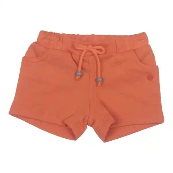 Short Bebe Niña Naranja Pillin 3 a
