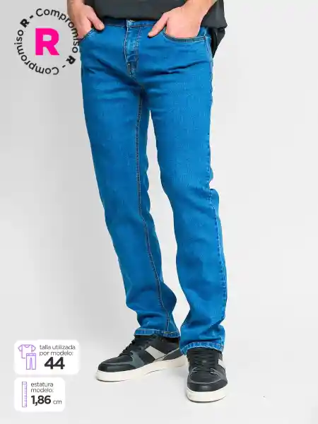 Index Jean Cali Regular Azul 46 SS25