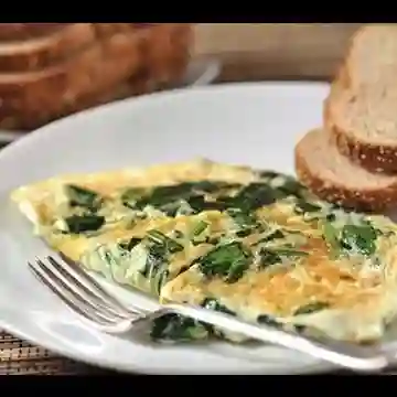 Omelette con Espinaca