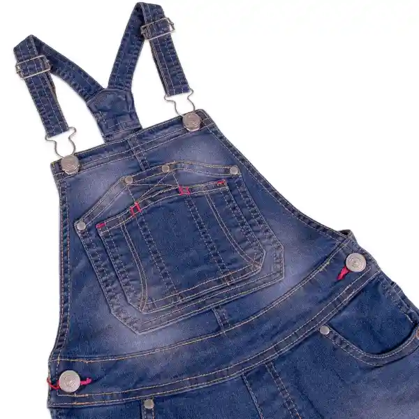 Jardinera Niña Denim Talla 10 A Pillín