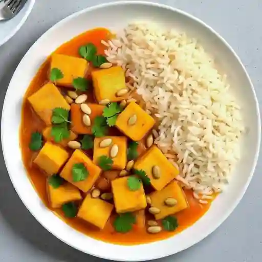 Red Curry Tofu (vegano)