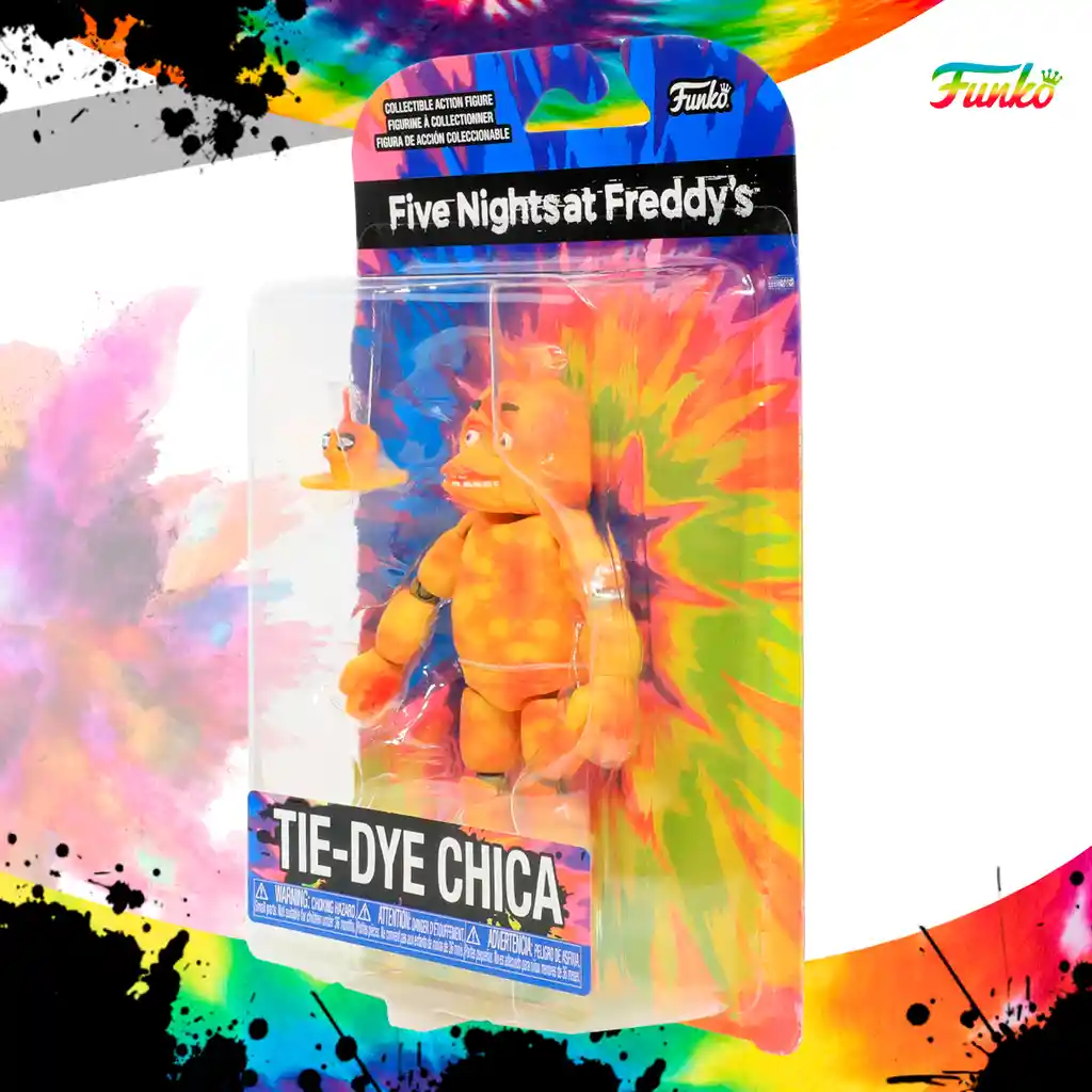 Five Night Figura Colecionable at Freddys Tie Dye Chica Funko