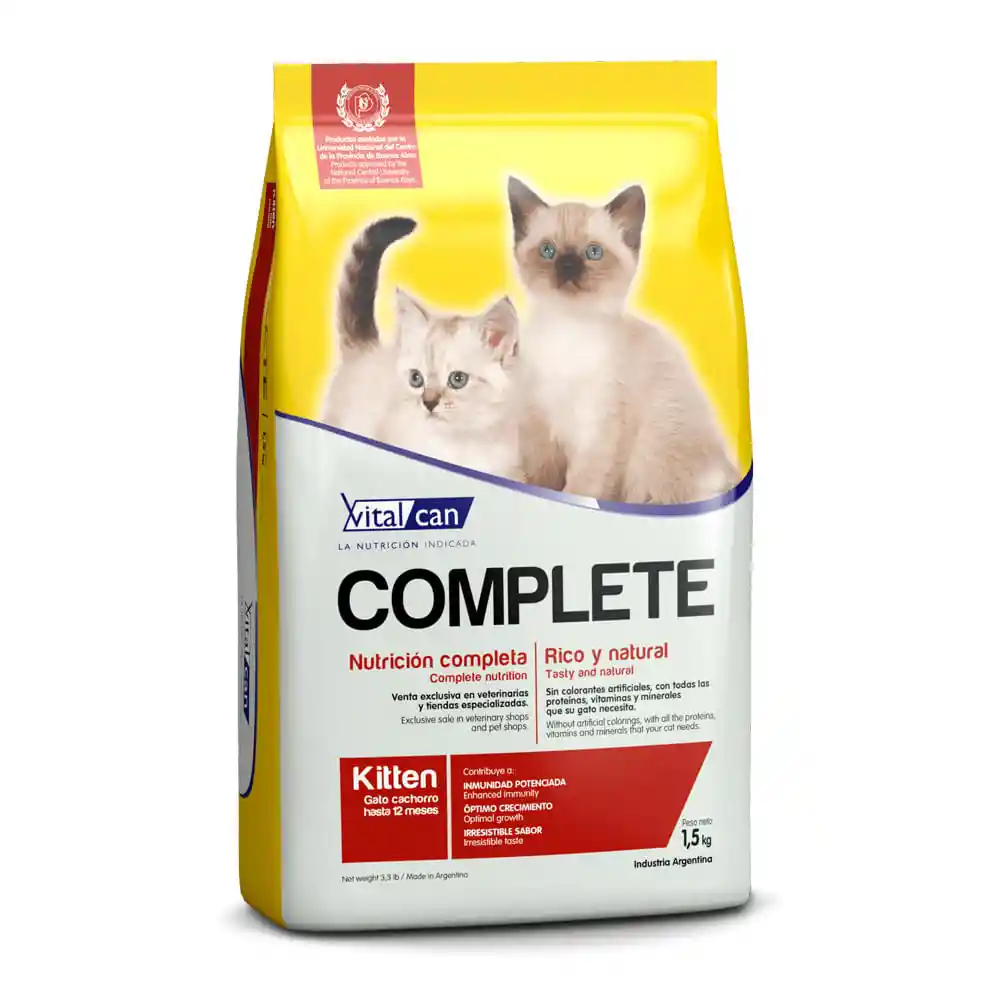 Vitalcan Alimento Para Gato Complete Kitten