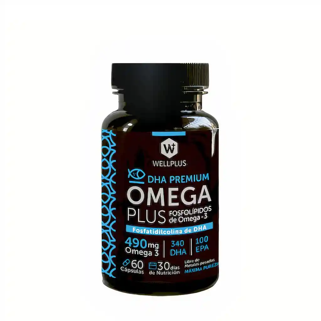 Wellplus Omega Plus Fosfolípidos de Omega 3  (490 mg)