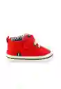 Zapatillas Urbana Velcro Soft Bebé Niño Rojo 17 810 Ficcus