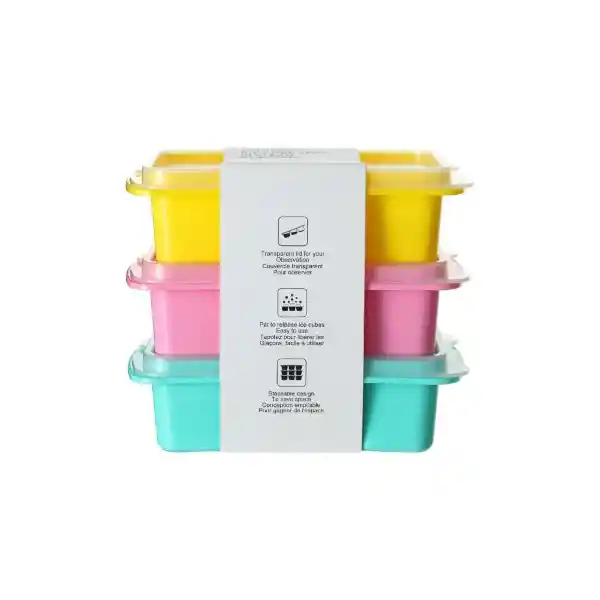 Miniso Bandeja Para Cubo de Hielo Rainbow