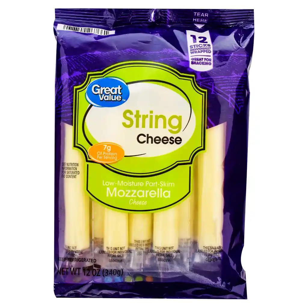 Queso String Mozzarella Great Value
