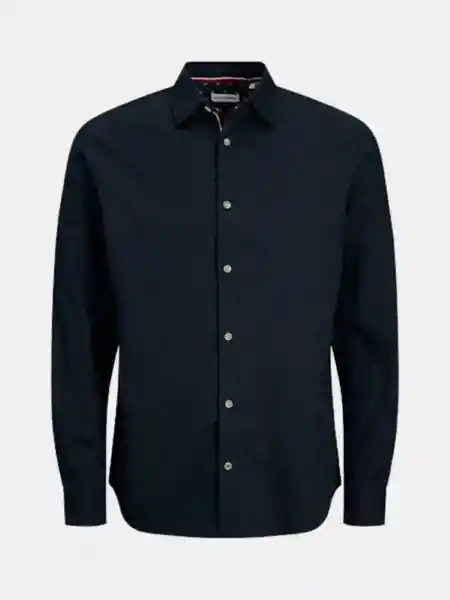 Jack & Jones Camisa Manga Larga Azul Oscuro S 12270088
