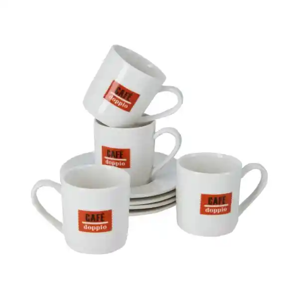 Set de Tazas Para Expreso Con Platos 70 mL 3217194000021