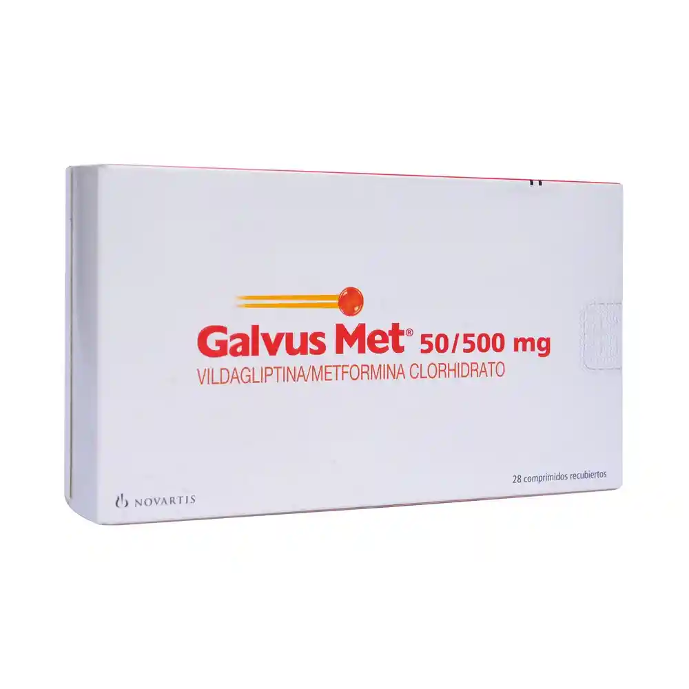 Galvus Met 50 mg/500 mg Comprimidos Recubiertos