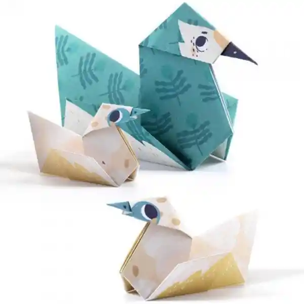 Design by Djeco Origami Familia Animal Crea Con Papeles