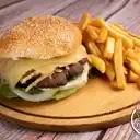 Hamburguesa Sencilla + Papas Fritas