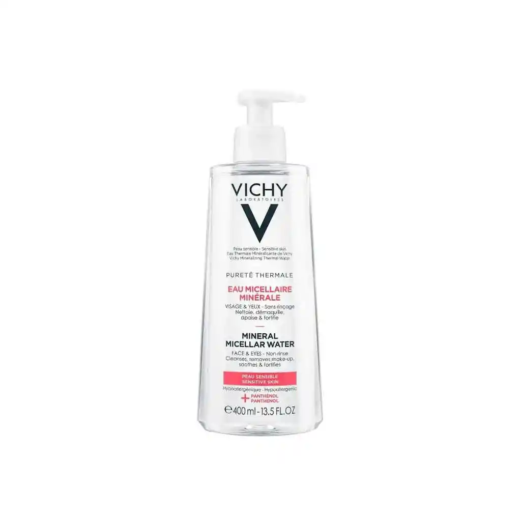 Vichy Purete Thermale Agua Micelar Mineral Piel Sensible