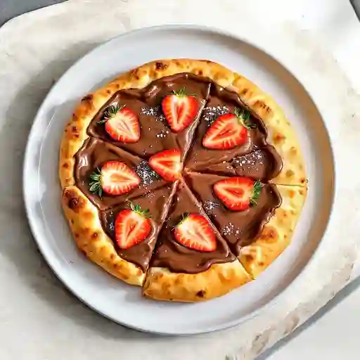 Pizza Napoletana Nutella Y Frutilla