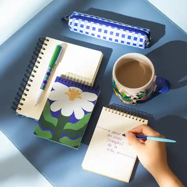 Estuche Azul Pequeño Casaideas