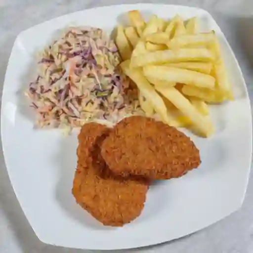 Milanesa de pollo