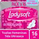 Ladysoft Toallas Higiénicas Ultradelgadas Tela Ultraseca