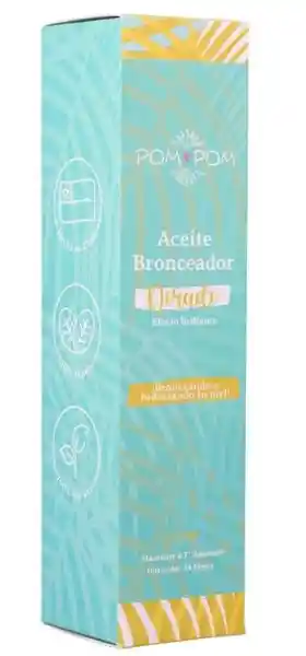 Pom Pom Bronceador Dorado