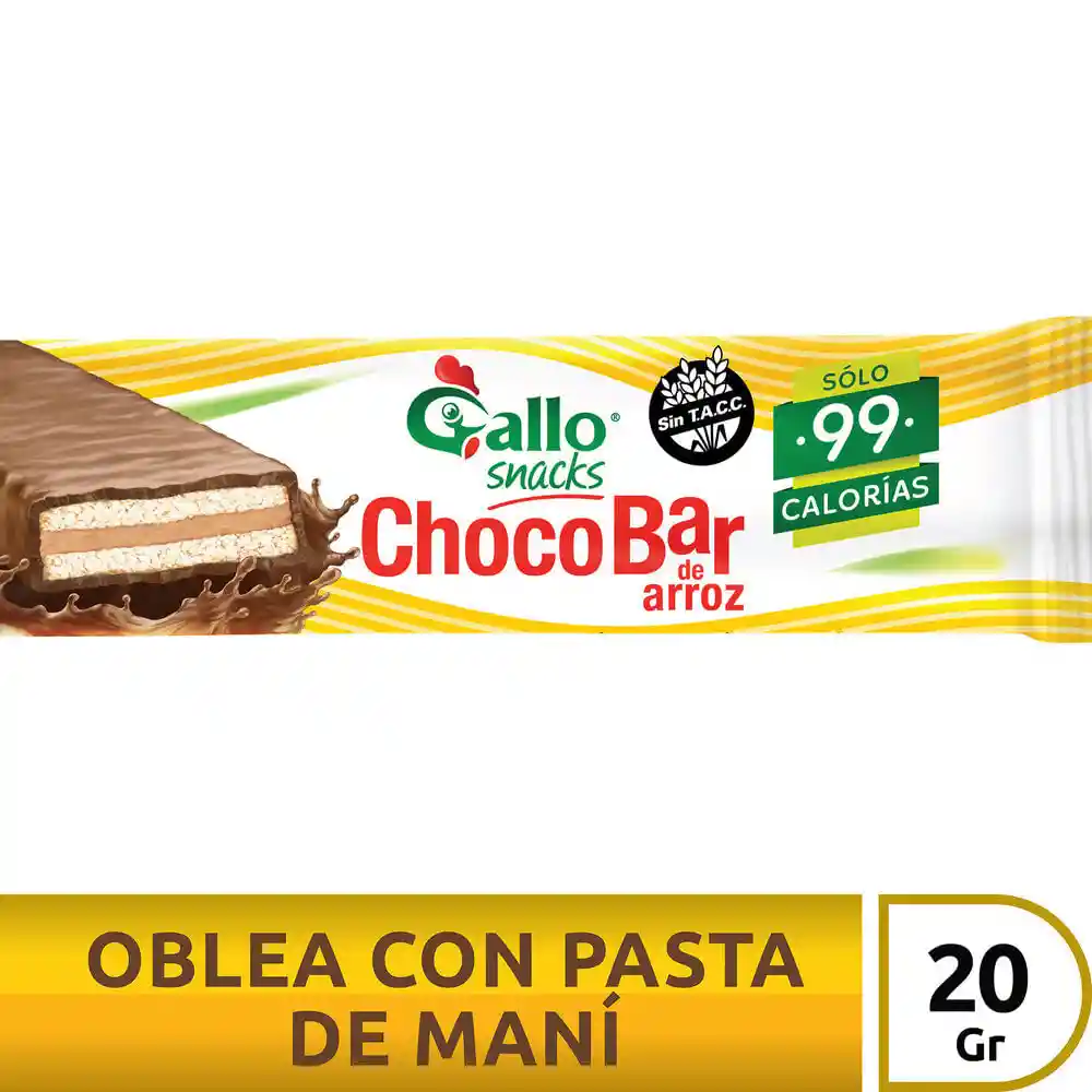 Gallo Snack Chocobar de Arroz
