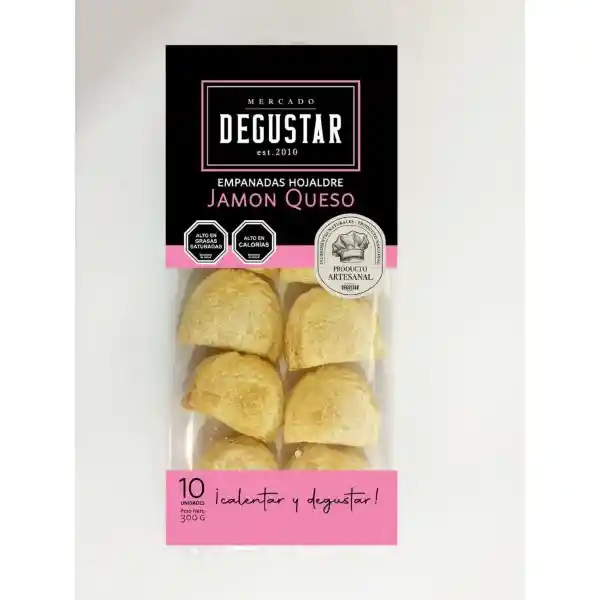 Degustar Empanada Hoja Jamón/Queso