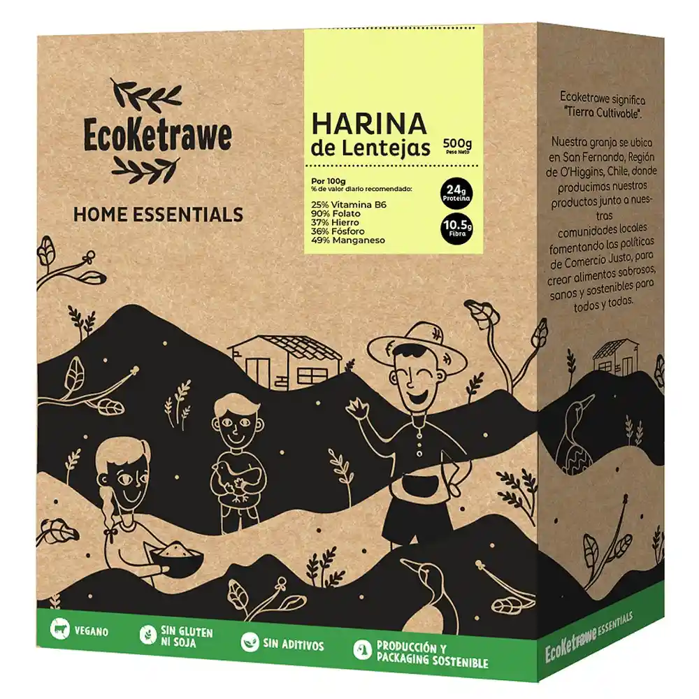 Ecoketrawe Harina de Lentejas