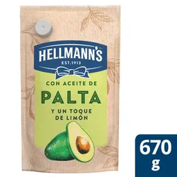 Hellmanns Mayonesa con Aceite de Palta y Limón