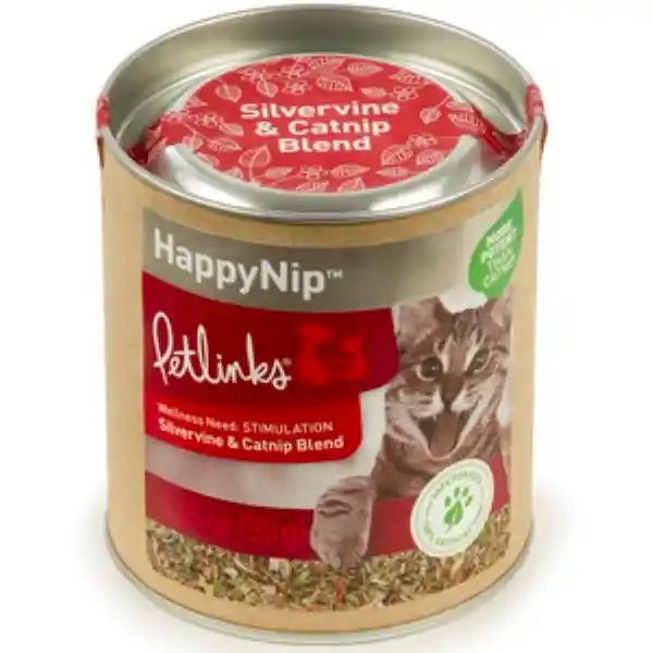 Petlinks Alimento Para Gato de Mezcla de Hypernip Silvervine y Catnip