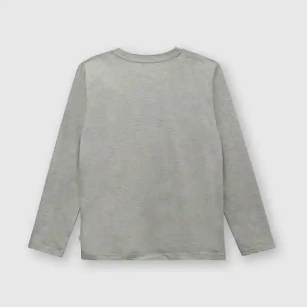 Polera Colloky de Niño Gris Melange Talla 4A Colloky