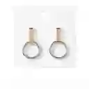 Aretes Geométricos de Metal Modelos Mixtos Miniso