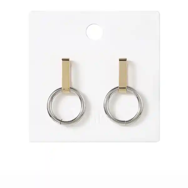 Aretes Geométricos de Metal Modelos Mixtos Miniso