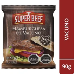 Super Beef Hamburguesa de Carne Vacuna