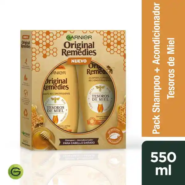 Original Remedies Garnier Packtesoro Miel