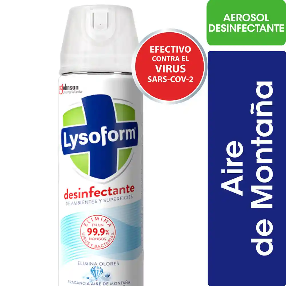 Lysoform Desinfectante Aerosol Lavanda