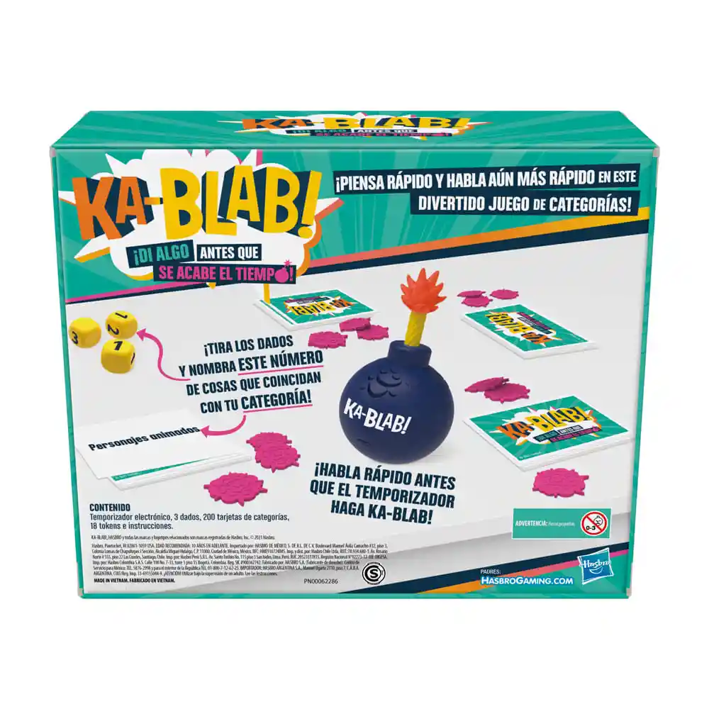 Ka-blab! Juego de Mesa