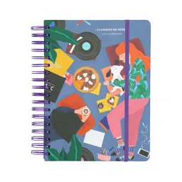 Cuaderno Oficio Tapa Dura Líneas y Cuadros 24 cm 3205806000446