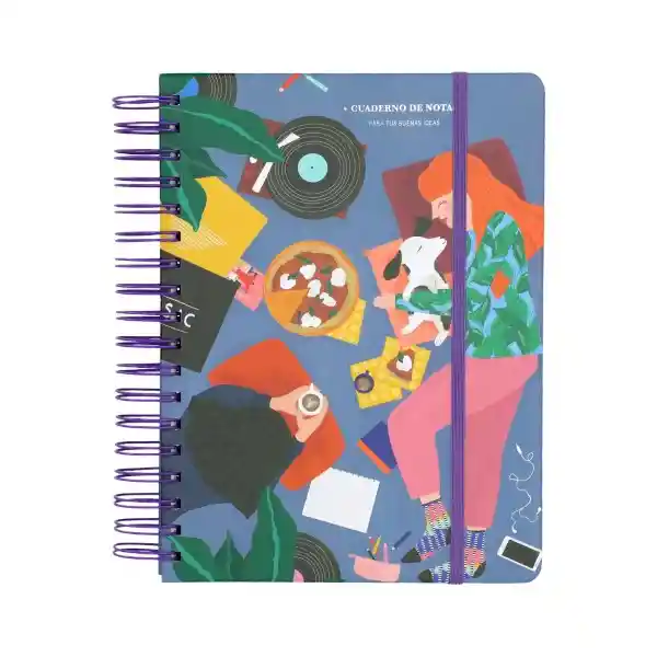 Cuaderno Oficio Tapa Dura Líneas y Cuadros 24 cm 3205806000446