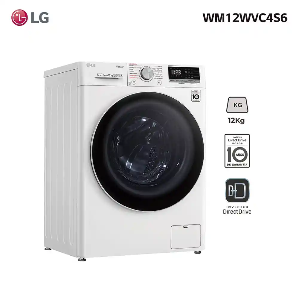 Lavarropas Lg Mod. Wm12Wvc4S6 12 Kg