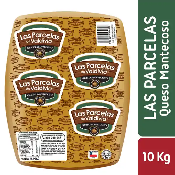 Las Parcelas De Valdivia Queso Mantecoso Granel