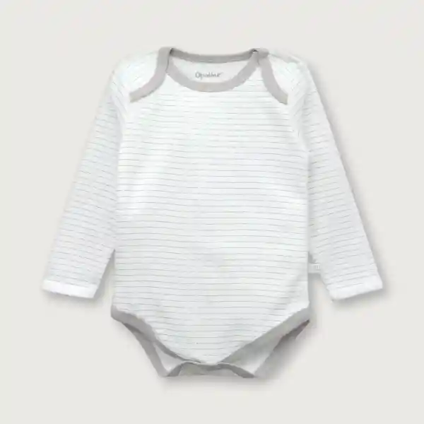 Body de Bebé Niño Celeste Talla 6M Opaline