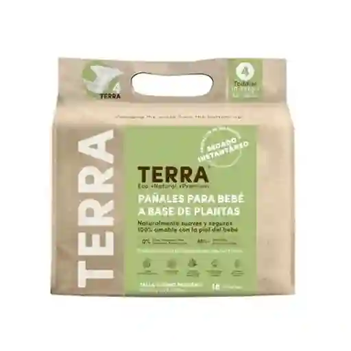 Terra Pañal Biodegradable Talla G TE104