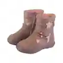 Botas Bebé Niña Color Café Talla 21 Pillin