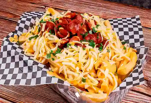 Papas Fritas con Chorizo Grande