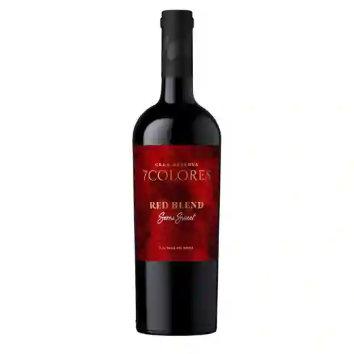 7 Colores Vino Red Blend Gran Reserva Semi Sweet