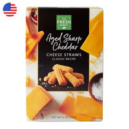 The Fresh Market Crackers Queso Classic Cheddar