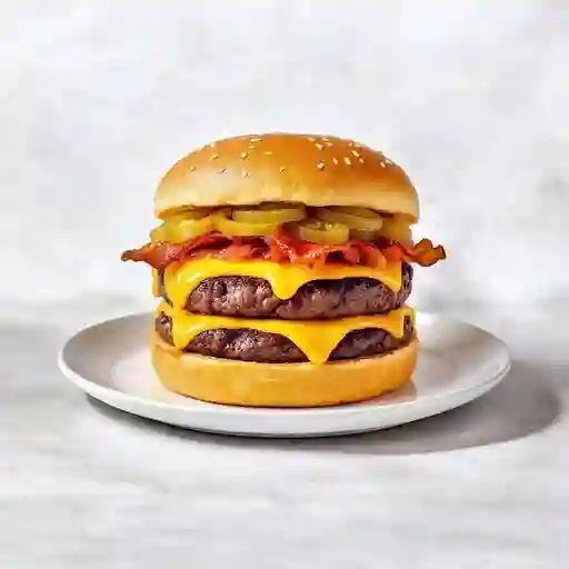 Triple Smash'd Burger