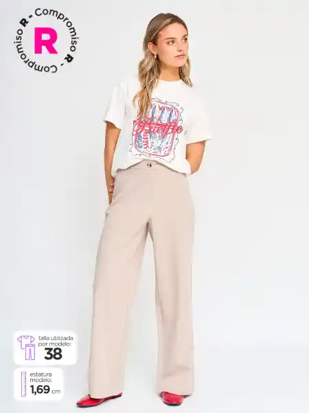 Index Pantalón Moda Delux Cor Beige 38 S25