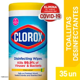Clorox Toallitas Desinfectantes Aroma Mezcla Cítrica
